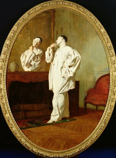 Portrait of Charles Deburau by Jean Pezous